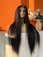 Premium Virgin Hair HD 13x4 Full Frontal Wig 200% Density Straight