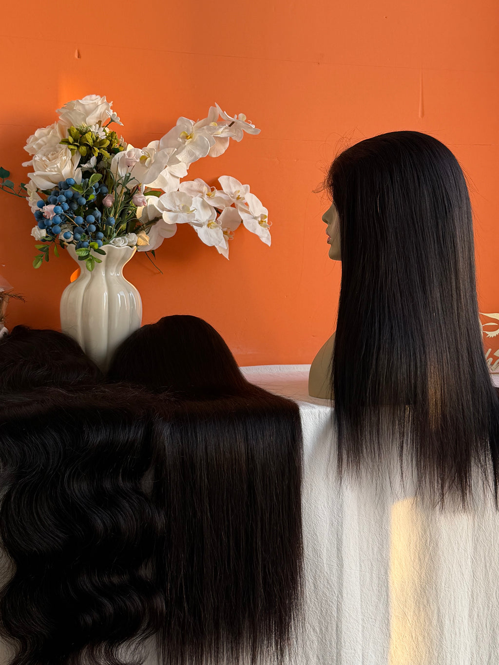 Premium Virgin Hair HD 13x4 Full Frontal Wig 200% Density Straight