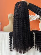 Premium Virgin Hair HD 13x4 Full Frontal Wig 200% Density Burmese Curly