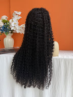 Premium Virgin Hair HD 13x4 Full Frontal Wig 200% Density Burmese Curly