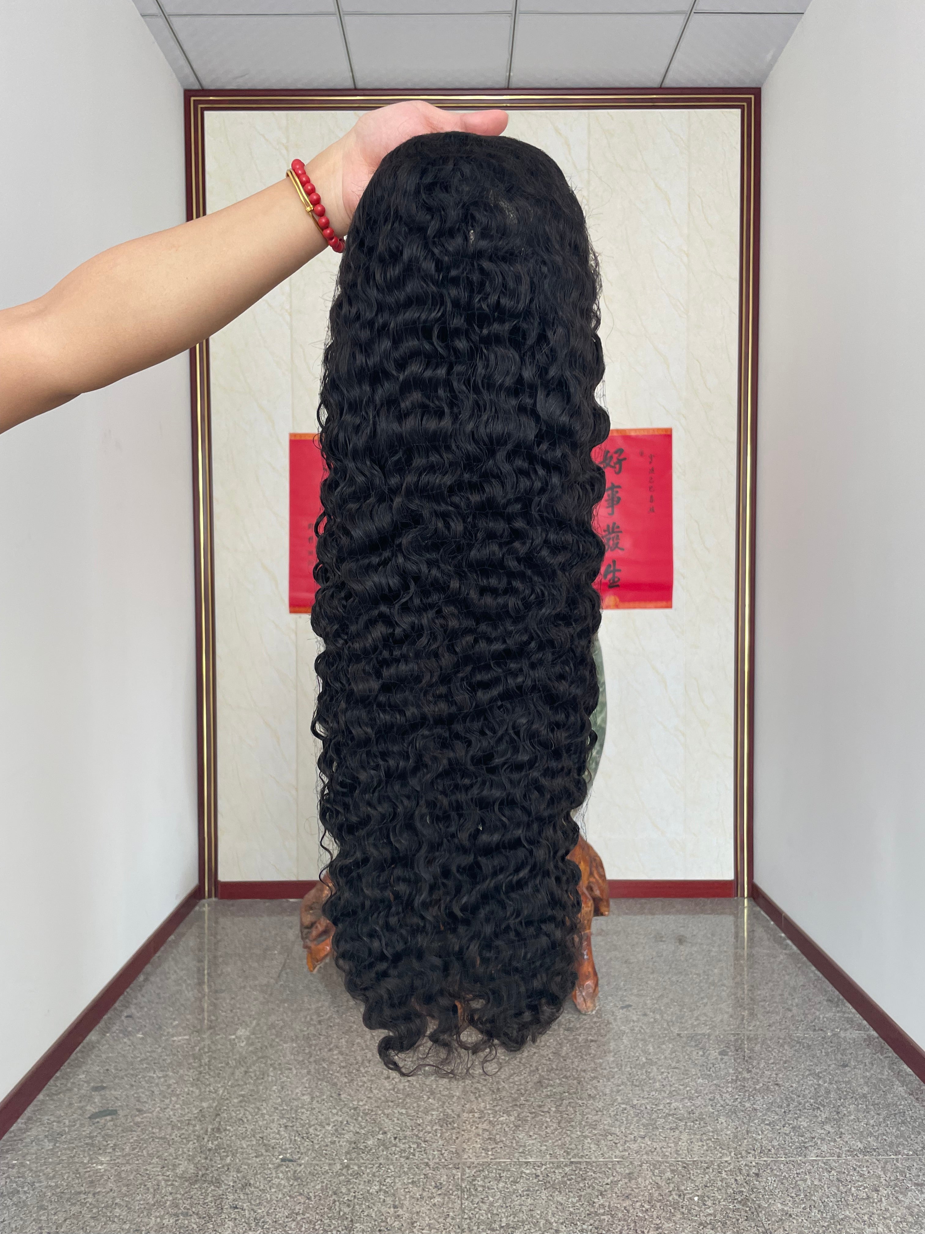 Premium Virgin Hair HD 5x5 Lace Closure Wig Burmese Curly Human Hair Wig 200% Density Pre Plucked Invisible Lace