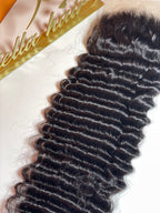 HD 13x6 Lace Frontal Human Hair Frontal Swiss Lace Deep Wave Deep Curly Water Wave