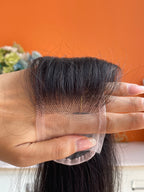 HD 2x6 Lace Closure Human Hair Swiss Lace Straight Body Wave