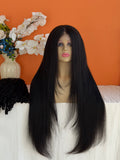 Premium Virgin Hair HD 5x5 Lace Closure Wig Straight Human Hair Wig 200% Density Pre Plucked Invisible Lace