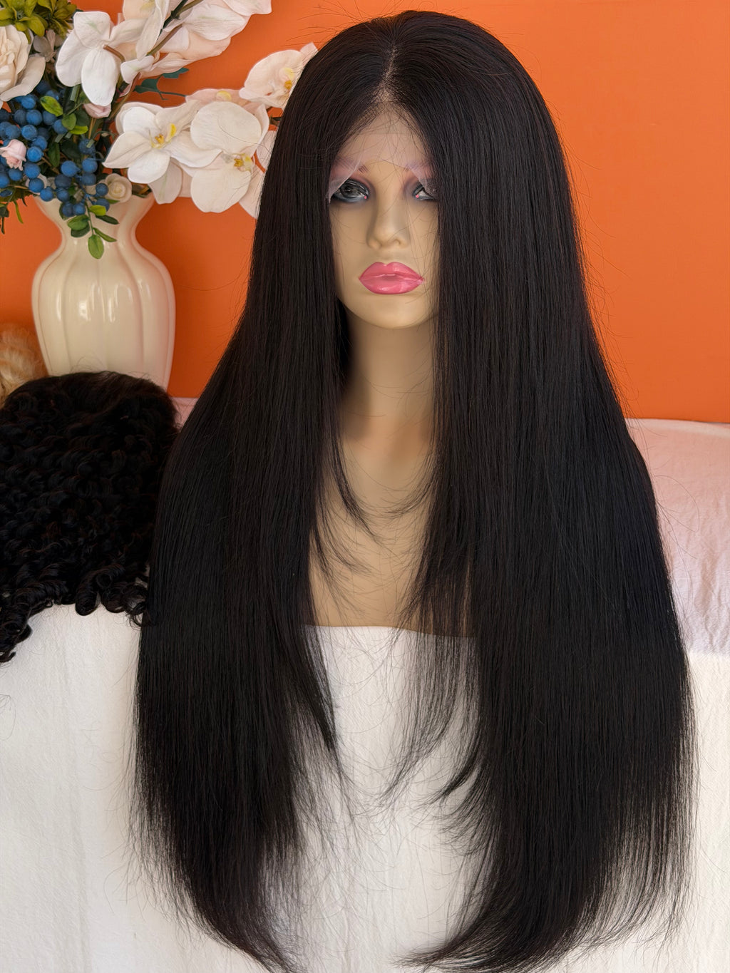 Premium Virgin Hair HD 5x5 Lace Closure Wig Straight Human Hair Wig 200% Density Pre Plucked Invisible Lace