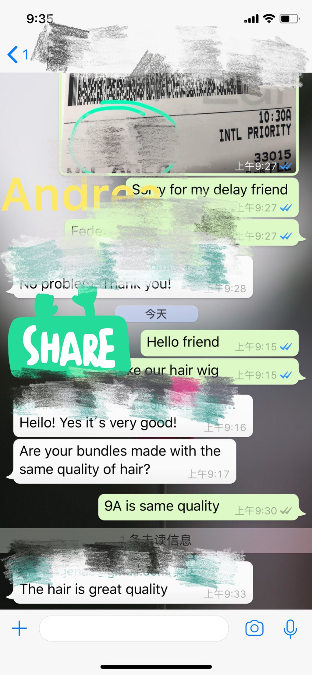 Hair Feedback