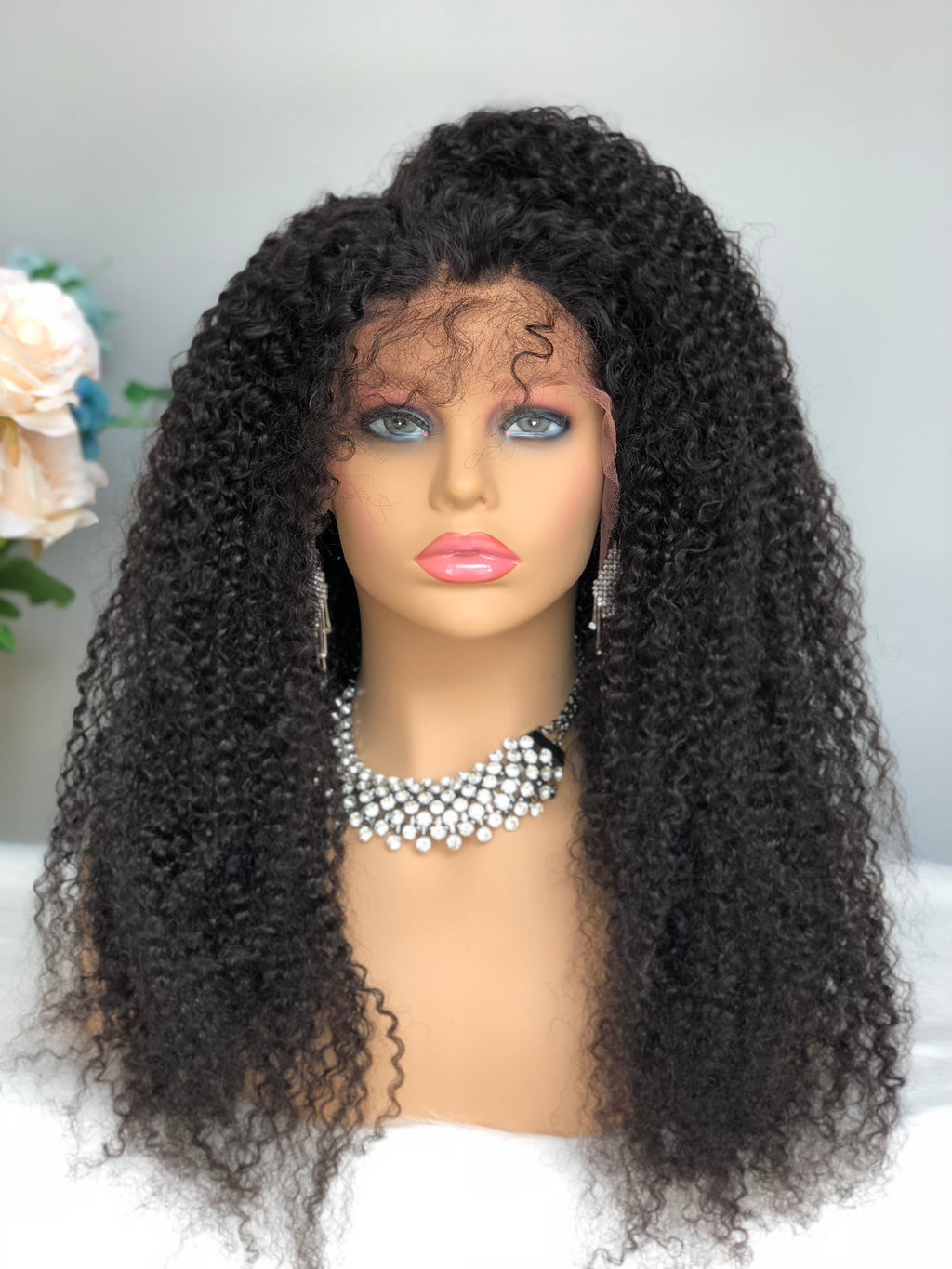 HD 13x6 Full Frontal Wig 200% Density Kinky Curly