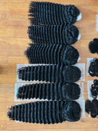 Premium Virgin Hair HD 13x4 Full Frontal Wig 200% Density Deep Wave