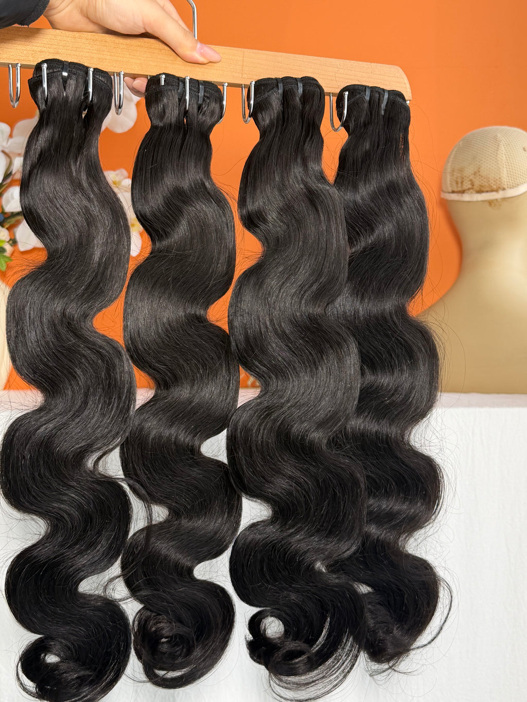 One Donor Raw Hair Top Quality Double Drawn Body Wave Hair Bundle