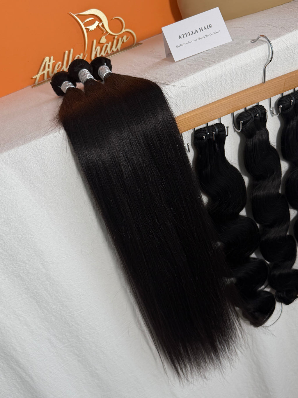 Premium Virgin Hair 13A Straight Hair Bundle 100% Human Hair
