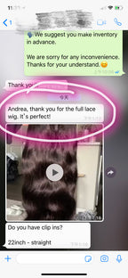Hair Feedback