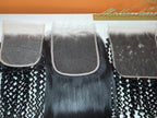 HD 5x5 Lace Closure Human Hair Swiss Lace Deep Wave Deep Curly