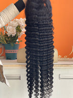 Premium Virgin Hair HD 5x5 Lace Closure Wig  Human Hair 200% Density Deep Wave