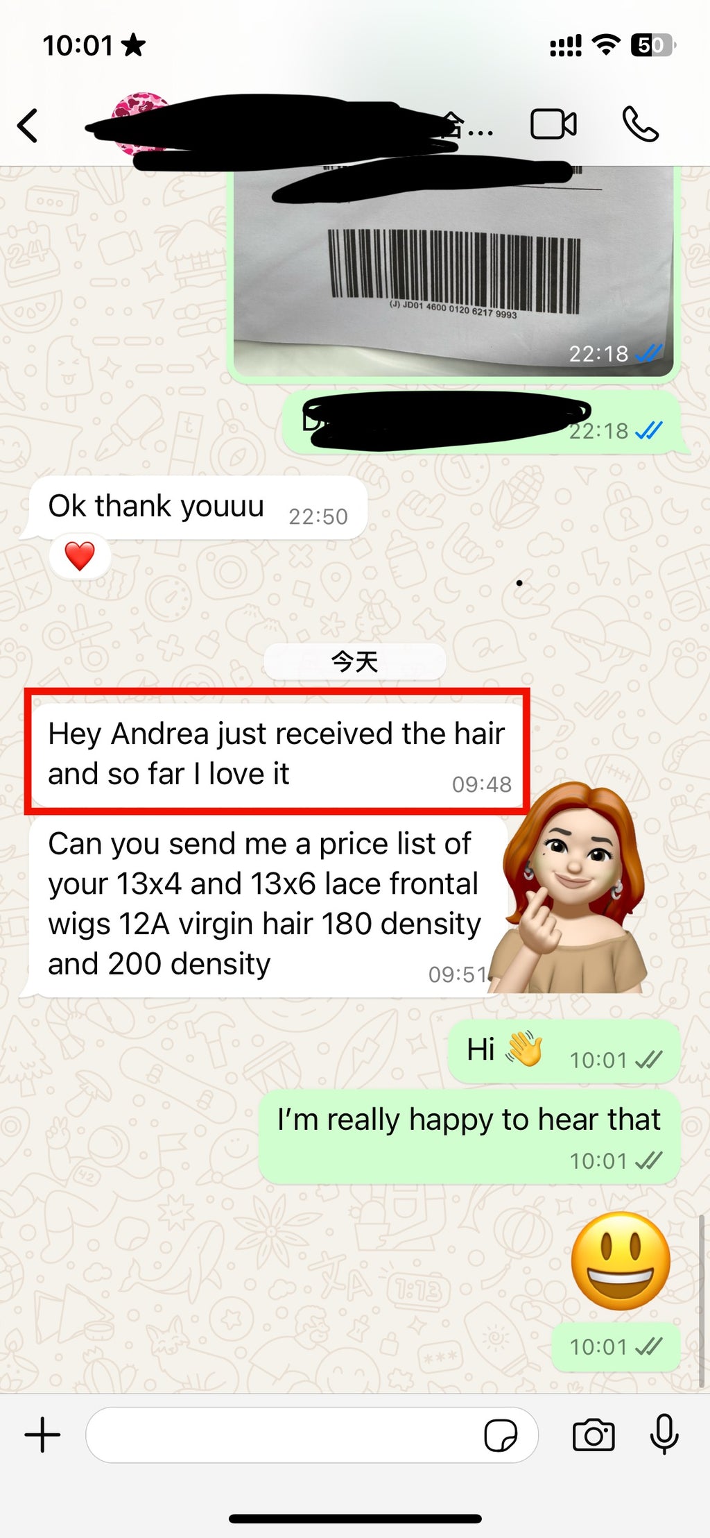 Hair Feedback