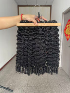 One Donor Raw Hair Top Quality Double Drawn Burmese Spiral Curly Hair Bundle