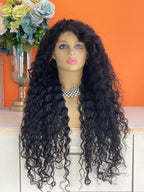 Premium Virgin Hair HD 13x4 Full Frontal Wig 200% Density Water Wave
