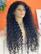 Premium Virgin Hair HD 13x4 Full Frontal Wig 200% Density Water Wave