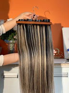 Raw Hair Double Drawn Top Quality Straight Hair Bundle Highlight Color 1b/4#+27#