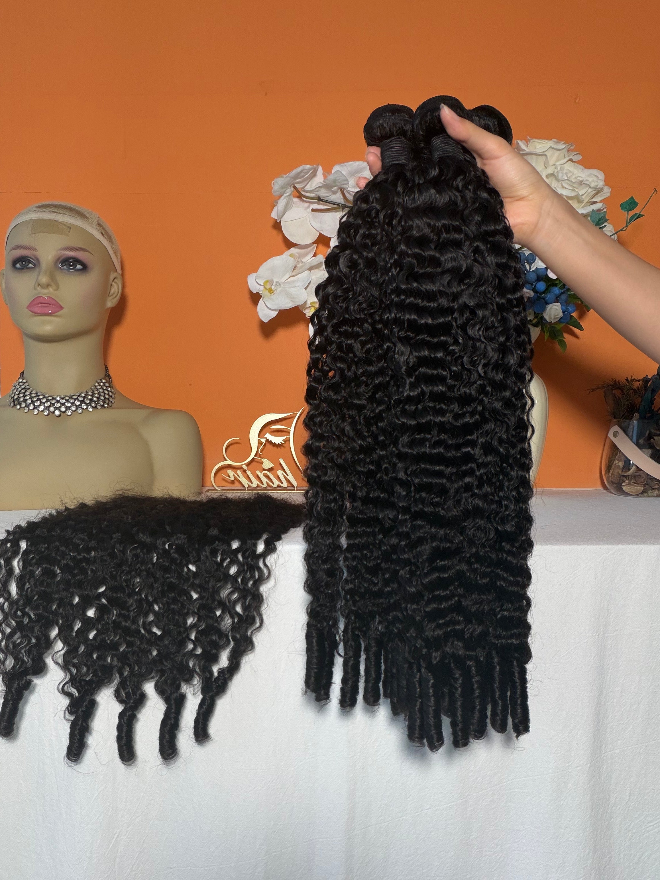 Premium Virgin Hair 13A Burmese Spiral Curly Hair Bundle 100% Human Hair