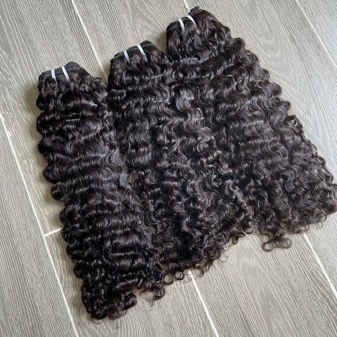 Top Quality Virgin Hair 14A Burmese Curly Hair Bundle