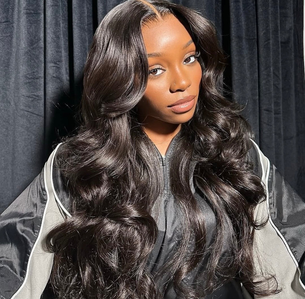 Premium Virgin Hair HD 13x4 Full Frontal Wig 200% Density Body Wave