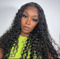 Premium Virgin Hair HD 13x4 Full Frontal Wig 200% Density Deep Wave
