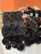 One Donor Raw Hair Top Quality Double Drawn Body Wave Hair Bundle