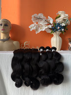 One Donor Raw Hair Top Quality Double Drawn Body Wave Hair Bundle