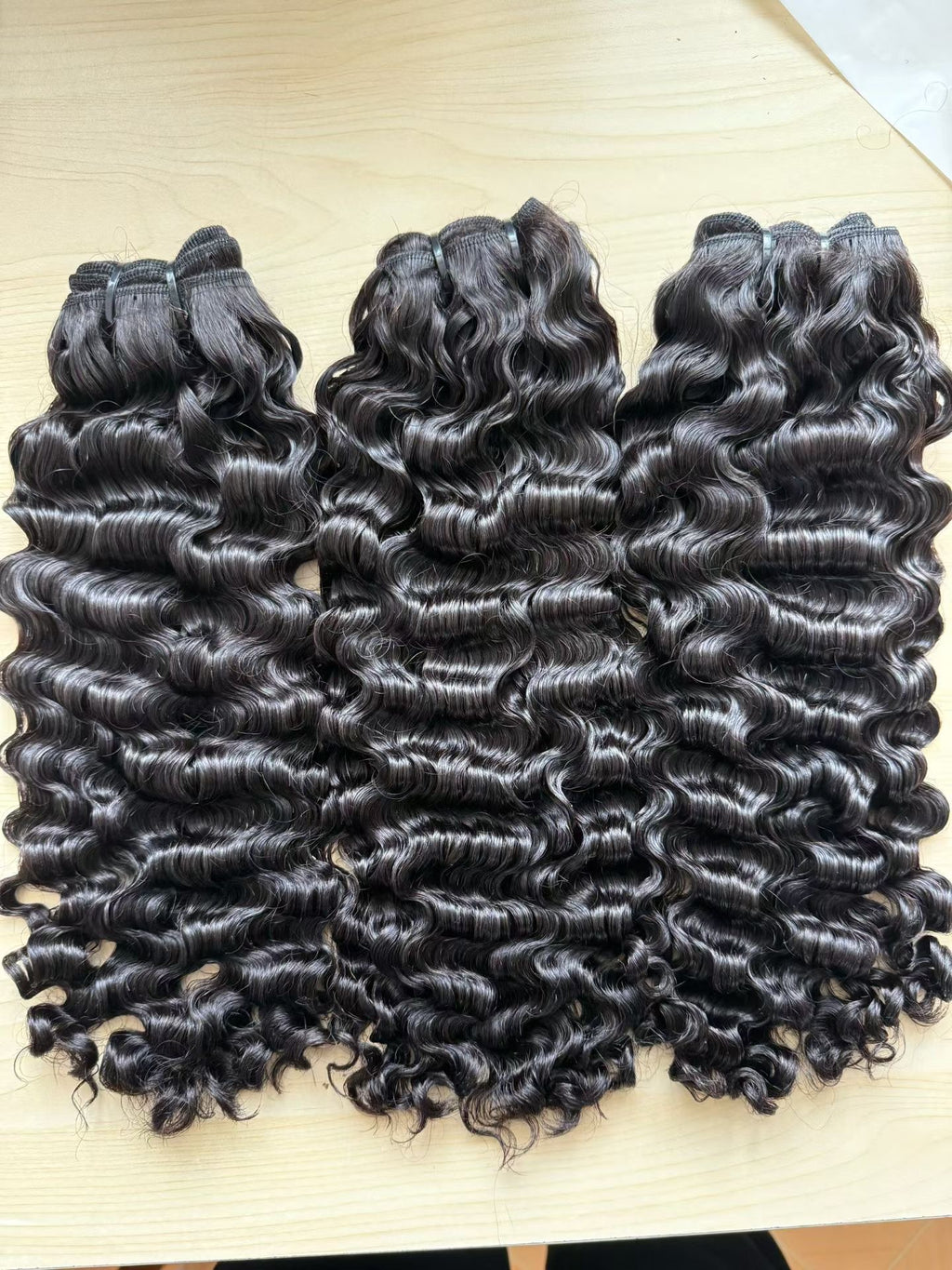One Donor Raw Hair Top Quality Hair Bundle Double Drawn Burmese Curly