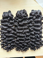 One Donor Raw Hair Top Quality Hair Bundle Double Drawn Burmese Curly