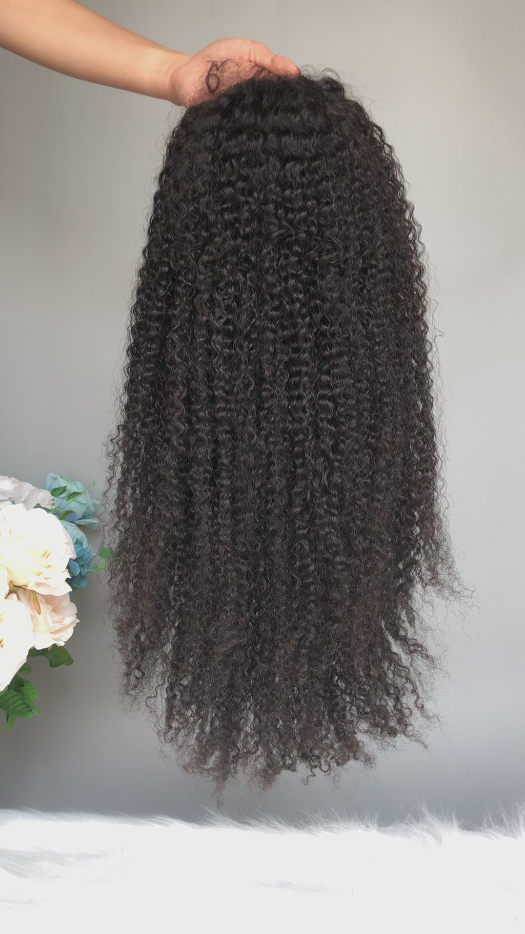 HD 13x6 Full Frontal Wig 200% Density Kinky Curly