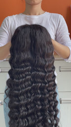 Premium Virgin Hair HD 5x5 Lace Closure Wig  Human Hair 200% Density Loose Wave