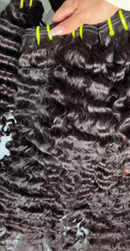 One Donor Raw Hair Top Quality Hair Bundle Double Drawn Burmese Curly